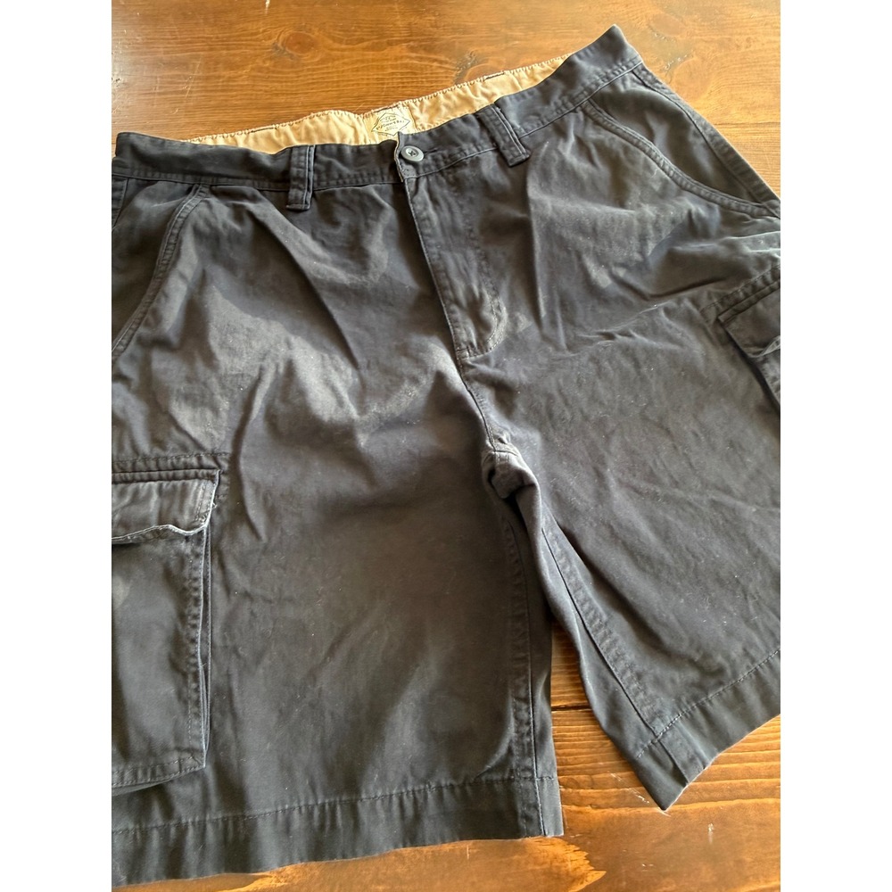 Wrangler Authentic Issue Mens Cargo Shorts Black Charcoal‎ Gray Size 38 60CRWAH